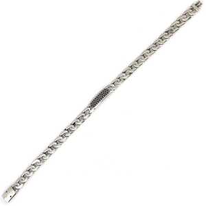สร้อยข้อมือเทนนิสเงินแท้ 925 ประดับด้วยหินสีดำ เครื่องประดับแฟชั่น - Product Image 2