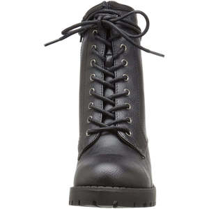 Zigi Soho Stivaletti da Donna Kourtlan con Lacci, Tacco Alto, a Metà Polpaccio, con Plateau, per Estate Inverno Autunno, Taglia 9 M-Nero - Product Image 3