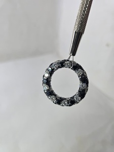 Anillo de Diamante Moissanite Blanco y Negro, Anillo de Diamante de Boda, Joyería Hip Hop, Regalo de Año Nuevo para Ella - Product Image 4