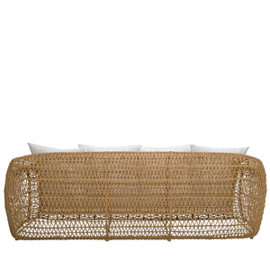 Lujo elegante al aire libre sofá silla ocio material de ratán natural patio hogar muebles de patio - Product Image 3