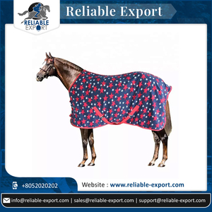 Alfombra de caballo con estampado de estrellas de invierno de alta calidad, forro de nailon impermeable antipilling con relleno de algodón, precio bajo - Product Image 6