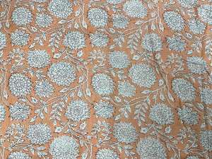 Proveedor indio, la mejor tela de algodón con bloque manual, compra a precio mayorista, pedido a granel, tela de algodón con estampado floral - Product Image 4