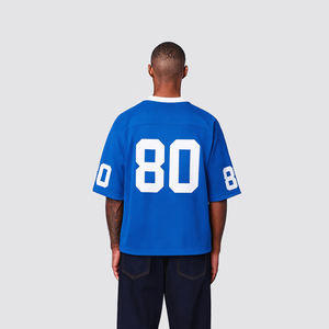 Maillots de football pour hommes, maillot de football en mesh, maillot de sport d'entraînement, maillot bleu royal - Product Image 4