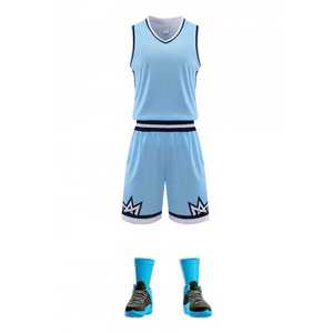 Uniforme de basket-ball en maille, respirant, avec sublimation, vêtements de sport personnalisés pour hommes - Product Image 3