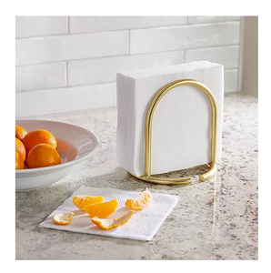 Brass Tissue Holder Stand Customized Logo Simple High Quality Brass Napkin Holder At Best price - Product Image 4