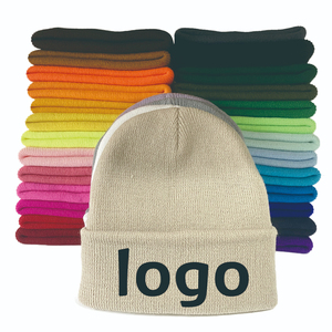 2025 Unisex <b>Winter</b> Beanie Cap Daily Fashionable Warm Knit <b>Hat</b> with Cotton Material and Printed Pattern for <b>Men</b> and Women - Product Image 1