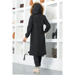 Chaqueta con Capucha y Cierre de Cremallera, Prenda Exterior Elegante - Product Image 5