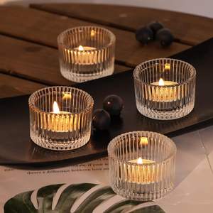 Precio al por mayor de lujo respetuoso con el medio ambiente hecho a mano de cristal carámbano soporte votivo para la decoración del hogar de Navidad - Product Image 6