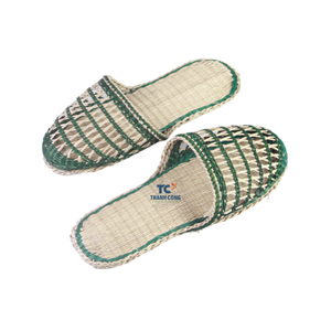 Mode écologique/pantoufles tissées naturelles fabriquées à partir de jacinthe d'eau du Vietnam - Product Image 3