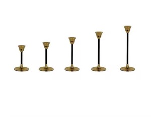 Candelabro de metal sofisticado, pieza decorativa de mesa elegante para el ambiente del comedor de la oficina en casa - Product Image 6