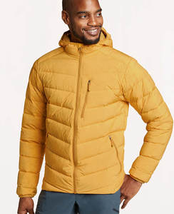 Blousons bombardiers matelassés rembourrés personnalisés unisexe veste d'extérieur d'hiver à fermeture éclair avec rembourrage respirant et col à capuche vente en gros - Product Image 1