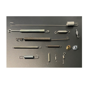 Ressort de tension en acier au carbone personnalisé italien, zingué, en acier inoxydable, pour pièces mécaniques industrielles, différentes boucles disponibles - Product Image 3