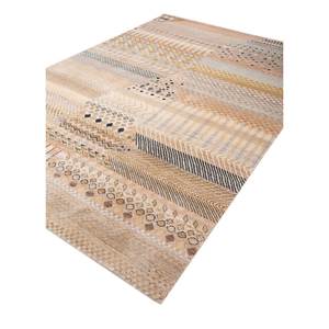 พรมไหมถักมือสีเบจน้ำตาลลายเรขาคณิตสำหรับห้องนั่งเล่น พรมรูปสี่เหลี่ยมผืนผ้าสำหรับทางเดินสำหรับวัยรุ่น-LPS-01 Jaipur Rugs - Product Image 2