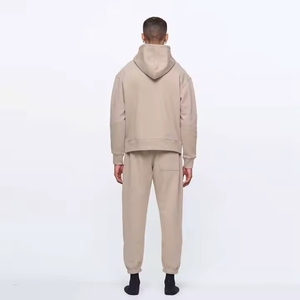 Chándal de algodón 100% para hombre, chándal personalizado, conjunto de Jogger, Etiqueta Privada, chándal en blanco, chándal, conjunto de dos piezas - Product Image 2