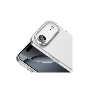 Coque en silicone transparente fine de la série Droga pour iPhone 17 Air Plus, protection antichoc pour téléphone, design élégant INS - Product Image 3