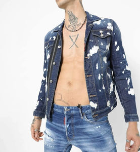 Haute qualité Premium conception personnalisée mince à manches longues hommes Style classique Vintage Denim veste Pakistan automne hiver lavé - Product Image 3