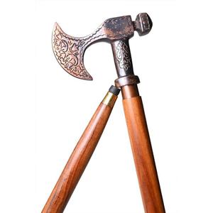 ไม้เท้าเดินทำจากไม้วิคตอเรียสีเงินทำจากทองเหลืองแนววินเทจสำหรับใช้เป็นของขวัญจากผู้ส่งออกและผู้ผลิตอินเดีย - Product Image 5