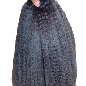 Wholesale Vietnam Raw Unprocessed Kinky Straight Weave Bundles Kindly Human Hair Make Wigs Low Price
