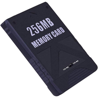 Carte mémoire 256 Mo pour Playstation 2, carte mémoire haute vitesse pour Sony PS2, compatible avec la console de jeu