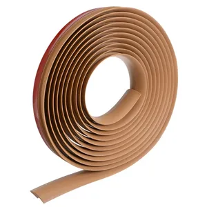 19.67ft Modern Design PVC Floor Transition Strip Brown <b>Carpet</b> to <b>Tile</b> Strip Aluminum Alloy Flooring Trims for Hotel Applications - Product Image 1