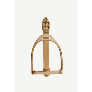 Aldaba de puerta de latón macizo con acabado dorado Premium, fundición de alta calidad, diseño elegante y duradero, perfecto para exhibición de accesorios al aire libre - Product Image 6