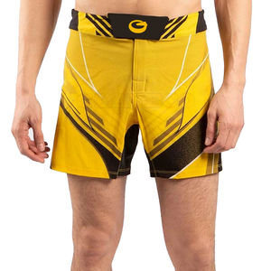 New Arrival Custom Made MMA <b>Shorts</b> for <b>Men</b> Solid Color Sportswear Made of Spandex Wholesale MMA <b>Shorts</b> OEM Service Available - Product Image 1