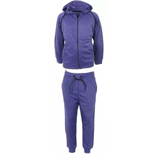 Chándal deportivo de algodón 100% con cremallera para mujer, chándal de dos piezas para correr en el gimnasio, el mejor precio de fábrica - Product Image 6