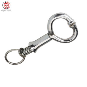 Porte-bœuf manuel en acier inoxydable avec ressort pour vaches et gros taureaux Porte-bœuf de haute qualité avec ressort - Product Image 5