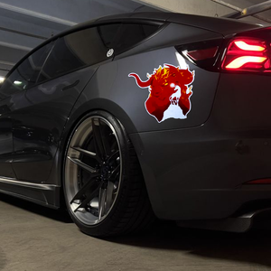 Personalizable impermeable PVC vinilo reutilizable 5x6 pulgadas último unicornio pared decorativa pegatina UV impreso móvil portátil uso - Product Image 4