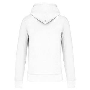 Sweat à capuche pour homme à manches longues, imprimé, en coton molletonné blanc, col rond, avec fonction imperméable, coupe classique - Product Image 3