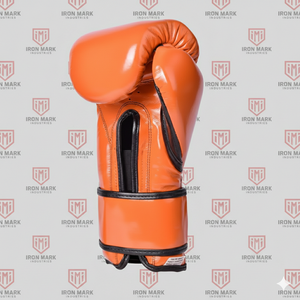 OEM High Quality Custom Made Boxing Gloves Made PU Leather Breathable Adjustable Wrist <b>Strap</b> Hook-and-Loop Closure Gloves - Product Image 2