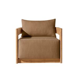 Sillón de madera de teca para exteriores Novique The Plaza Luxury, colección de muebles modernos para jardín, patio, resort, hotel y villa. - Product Image 6