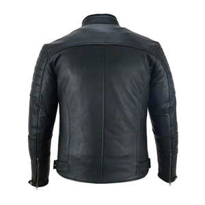 Chaquetas de Cuero Genuino al Por Mayor, Nuevo Estilo, Material de Alta Calidad, Impermeables, Color Personalizado, Chaqueta de Motocicleta - Product Image 2