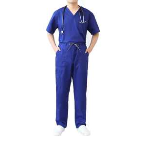 Uniformes confortables de gommage d'infirmière médicale multi-poches anti-rétrécissement pour hommes au prix de gros - Product Image 1