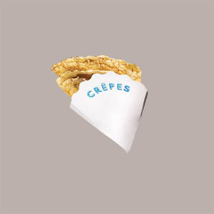 LUCGEL 250 Pcs White Gold Interior 1/4 <b>Takeaway</b> <b>Food</b> Crepe Holders Serving Trays for <b>Food</b> Presentation <b>Food</b> <b>Boxes</b> & Containers - Product Image 4