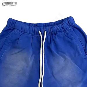 ผ้าแคนวาสแบบเป็นกรดซักแบบลำลองสำหรับฤดูร้อนใส่วิ่งจ๊อกกิ้งผ้าคอตตอนว่างเปล่าผ้าหินฟอกสีแดดแบบวินเทจ - Product Image 5