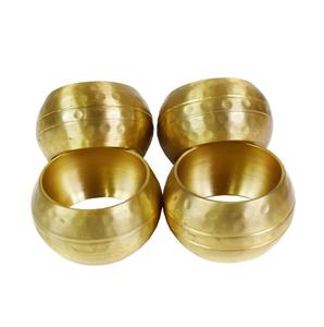 Grand anneau de serviette design forme ronde décorative de mariage et de fête fournisseur de gros porte-serviettes exigeant fait à la main - Product Image 4