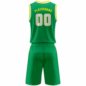 Maillot de basket-ball à sublimation personnalisée ensemble d'uniformes d'équipe à quantité minimale de commande basse vêtements de basket-ball chemises et shorts uniformes de basket-ball - Product Image 2