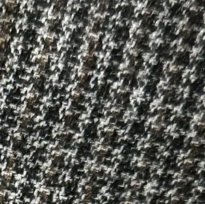 Vải Houndstooth vải DIY phụ nữ của quần áo tùy chỉnh thiết kế vải mỗi mét Cổ Điển Ấn độ phong cách dệt len tùy chỉnh CuộN