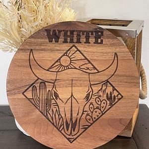 เขียงไม้อะคาเซียไม้ชีสที่ให้บริการเขียง - Product Image 4