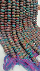 ลูกปัดฟอร์ไดท์ธรรมชาติเส้นเรียบ8มม. ยาว8นิ้วสำหรับทำเครื่องประดับลูกปัดอัญมณี - Product Image 3