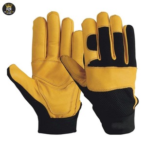 ถุงมือทำงานหนังวัวแบบแยกส่วนประสิทธิภาพสูงถุงมือเชื่อมด้วยมือเพื่อความปลอดภัยในอุตสาหกรรม - Product Image 4