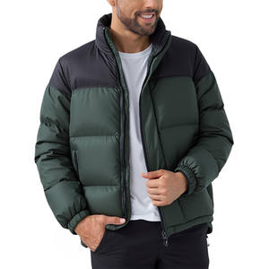 Outdoor Warm Custom Windbreaker Waterproof Bubble Padded Men's <b>Jackets</b> Work Wear <b>Quilted</b> Down Winter Puffer <b>Jacket</b> For Men - Product Image 5