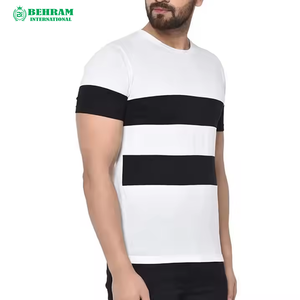 T-shirt Homme Coupe Boxy Personnalisé 230g en Coton Lourd 100% Coton Teint Uni Épaules Tombantes Coupe Classique Écologique - Product Image 2