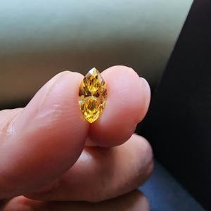 Diamante Amarillo de Corte Marquesa Cultivado en Laboratorio, Belleza y Brillo Inigualables, 0.510CT con Certificado IGI - Product Image 6