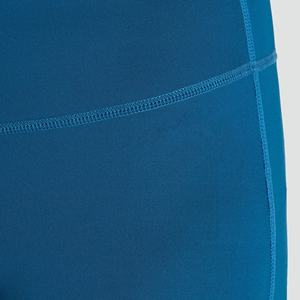 Taille haute en forme de V haute élasticité solide bout à bout pantalon de Yoga dames Nylon Spandex entraînement Fitness Leggings boucle latérale élastique - Product Image 6