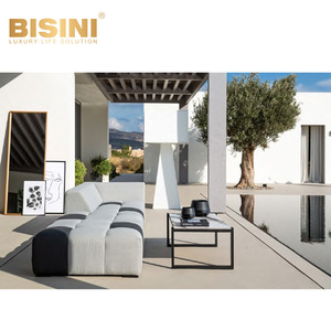 Chaise longue <span class=keywords><strong>de</strong></span> jardin en aluminium pour hôtel <span class=keywords><strong>de</strong></span> luxe, mobilier d'extérieur pour <span class=keywords><strong>bain</strong></span> <span class=keywords><strong>de</strong></span> <span class=keywords><strong>soleil</strong></span> avec coussins rembourrés réglables - Product Image 3