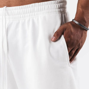 กางเกงกีฬาสำหรับผู้ชายกางเกงวิ่งจ๊อกกิ้งลู่น้ำหนักมากสำหรับฝึกซ้อมกีฬาสีพื้นแบบกำหนดเองได้พลัสไซส์ - Product Image 5