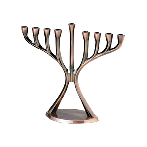Chandelier Menorah de la plus haute qualité pour la décoration de Noël, centre de table de mariage, chandelier vintage, design Menorah - Product Image 3
