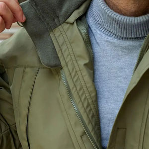 Chaqueta Parka con Capucha para Hombre, Nueva Moda, Logotipo Personalizado, Informal, Cortavientos, Ecológica, Transpirable, para Primavera e Invierno - Product Image 3